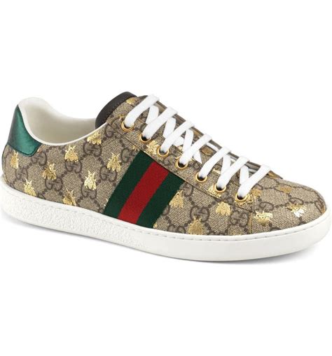 gucci sneakers with bumble bee|gucci bee sneakers women's.